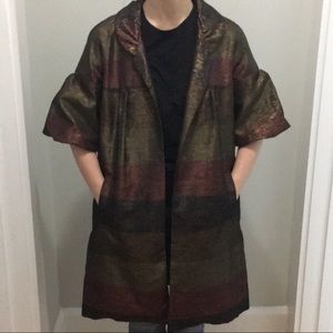 Jenni Kayne Silk Bell-Sleeve Duster